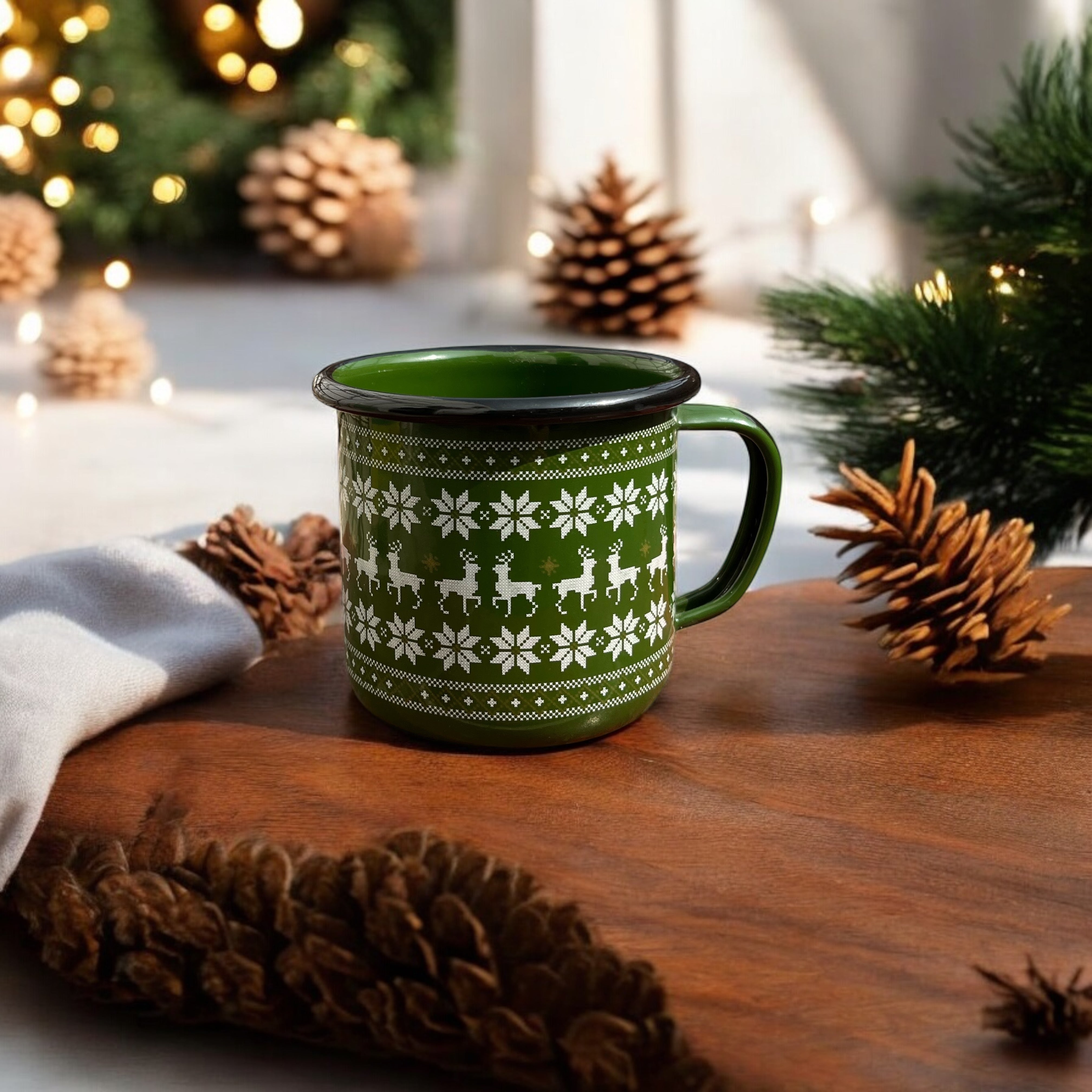 Christmas Coffee Mug - Green