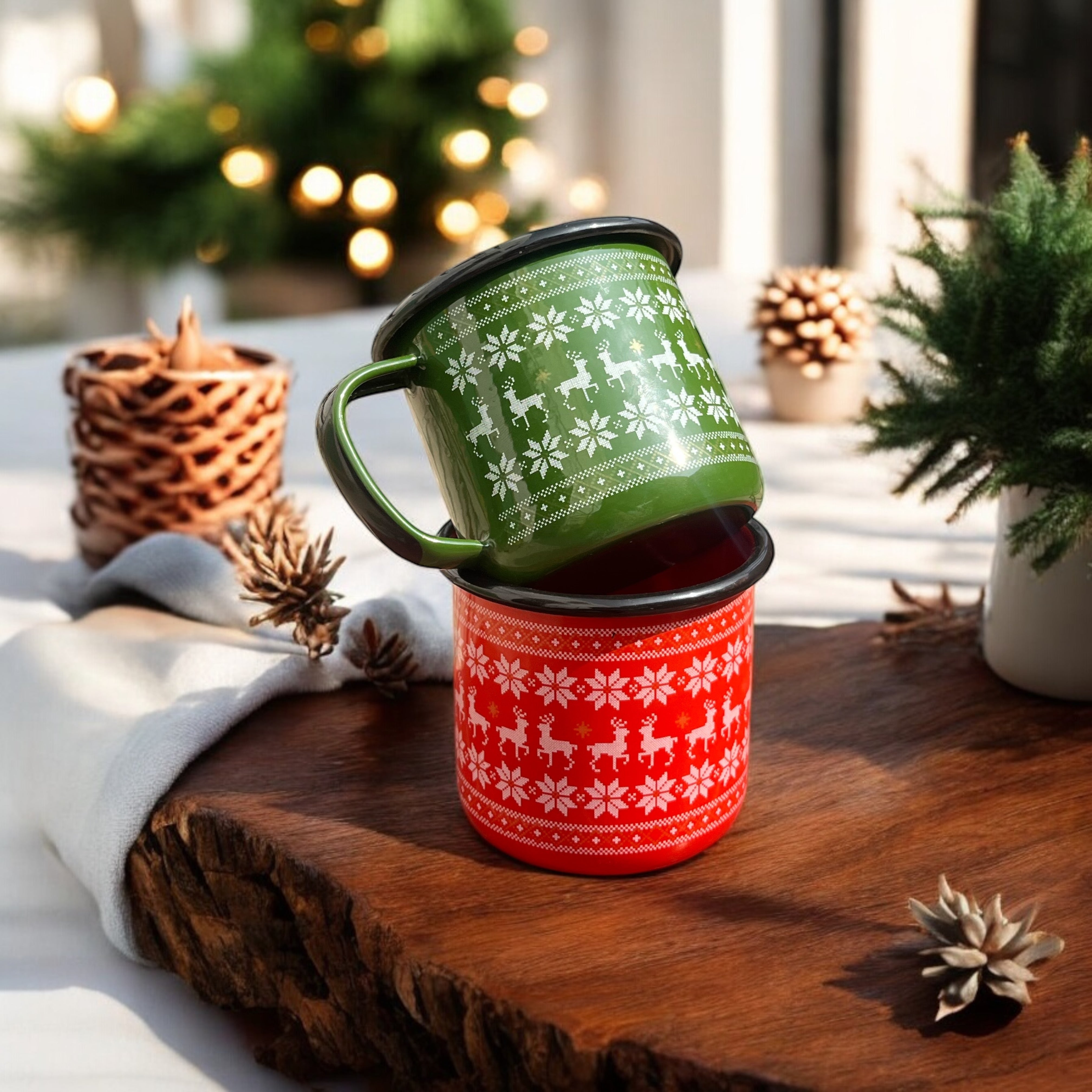 Christmas Coffee Mug - Red