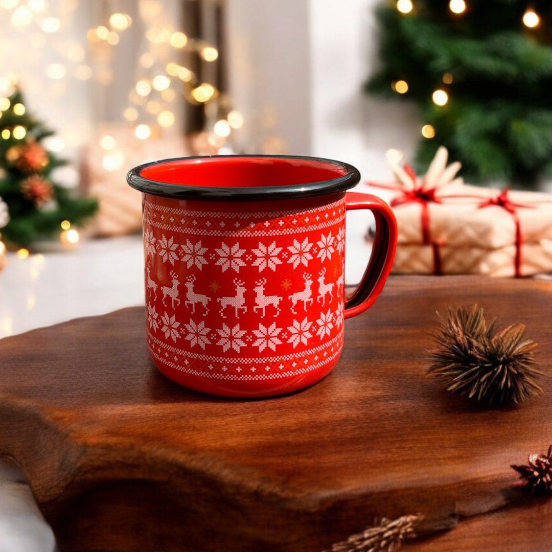 Christmas Coffee Mug - Red