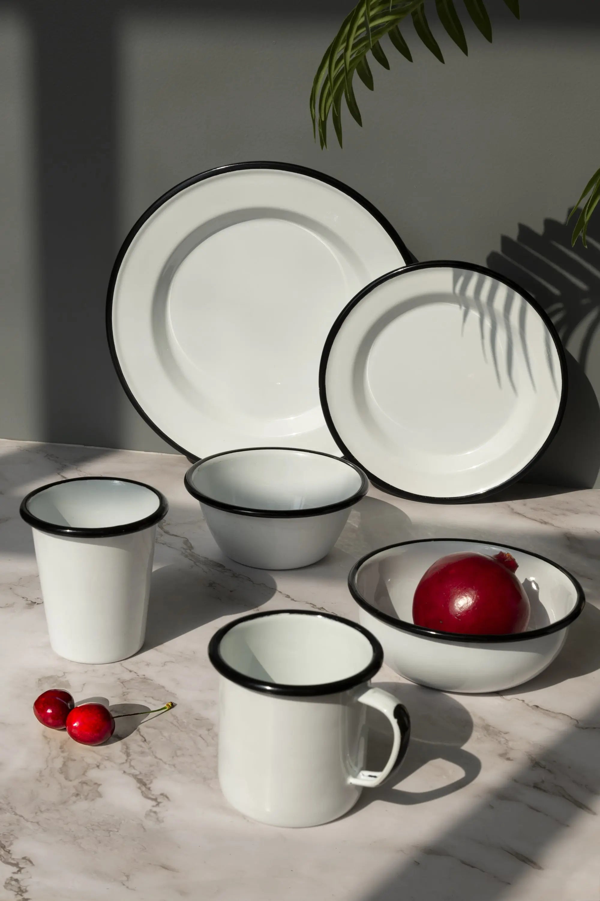 Buy Premium Enamel Dinner Side Plates Online India Vedec Enamelware