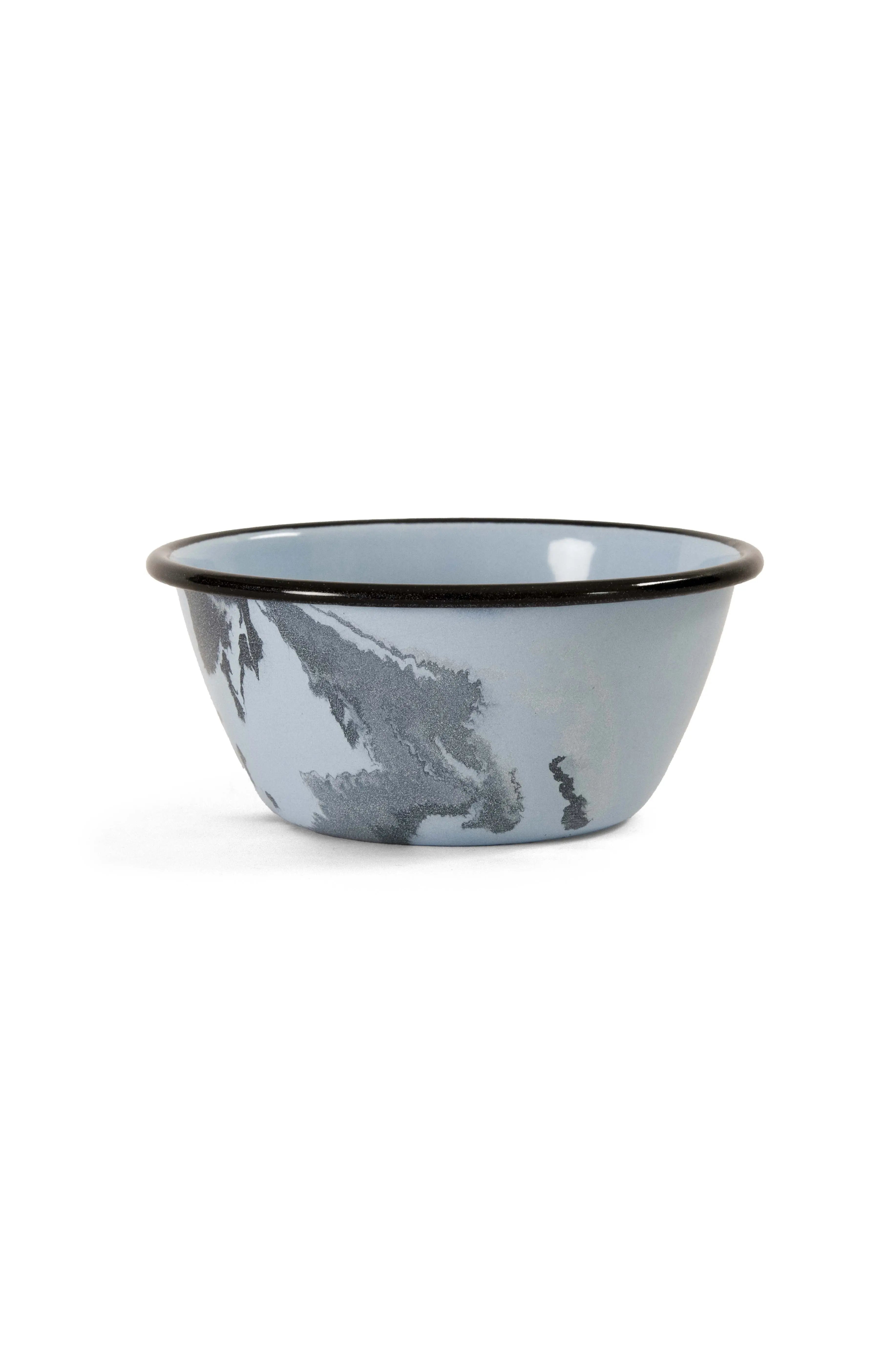 Blue Swirl Enamel Bowl