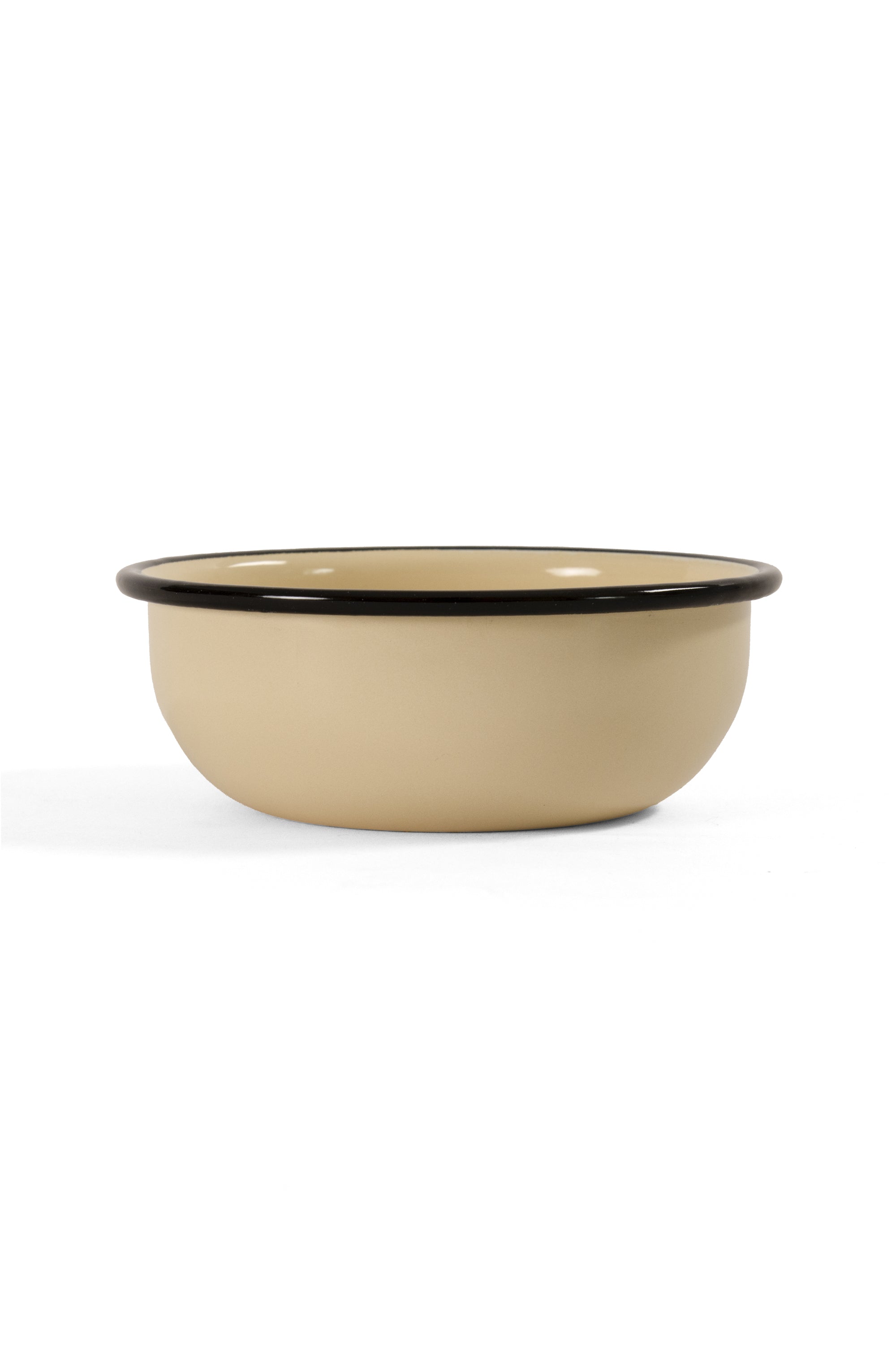 Cream Enamel Cereal Bowl