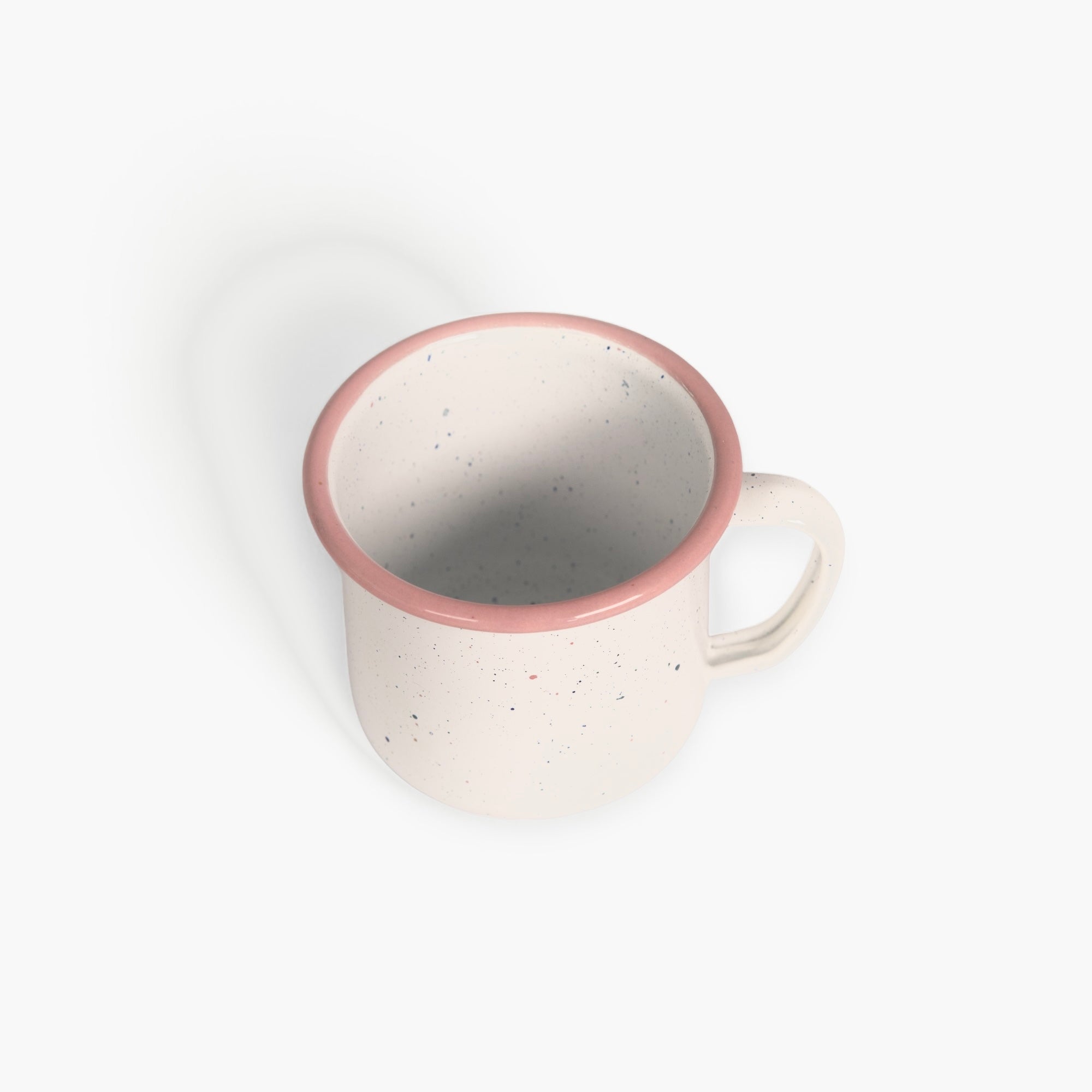 Blush Speckled Enamel Coffee Mug 350ml