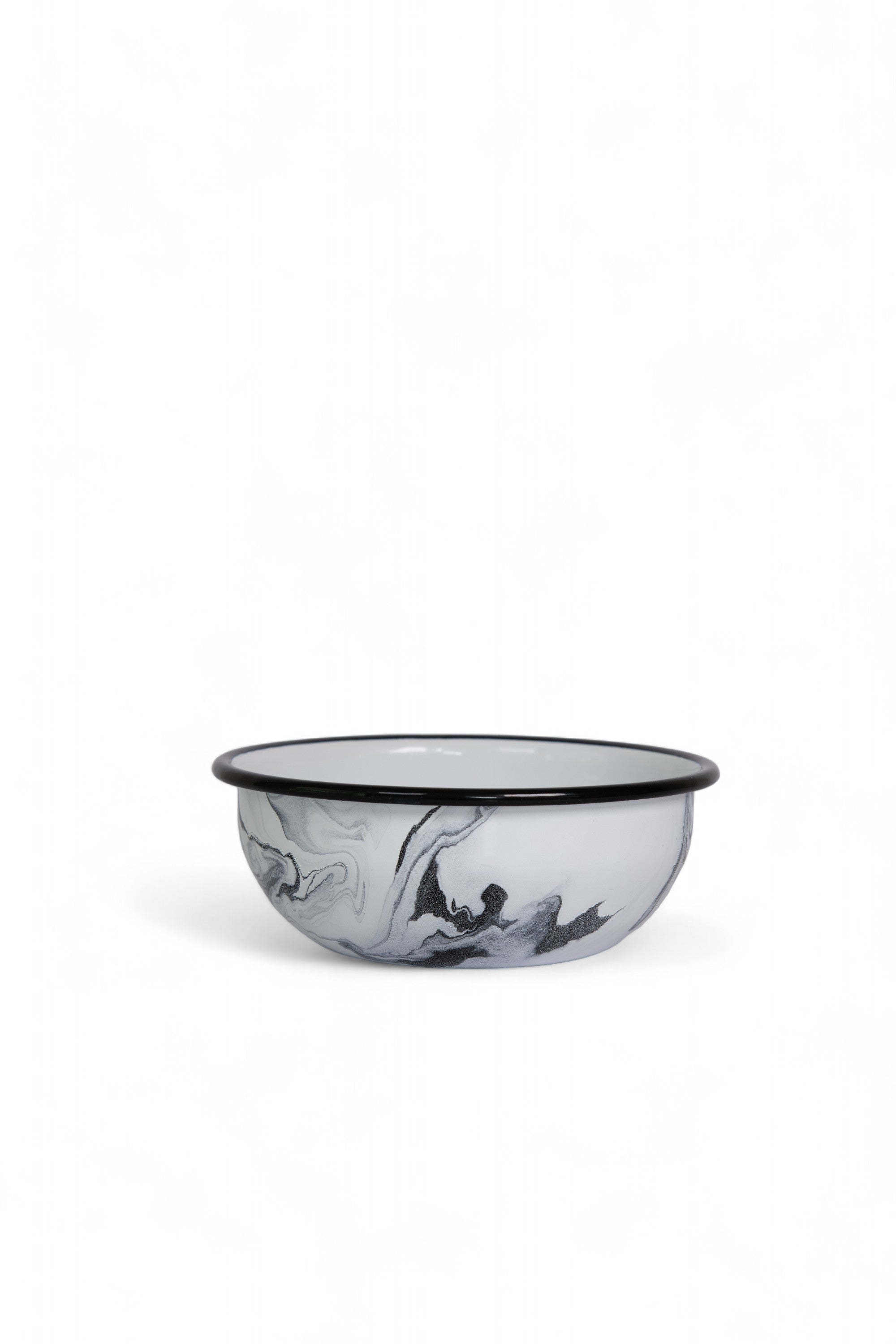 Noir Swirl Enamel Cereal Bowl