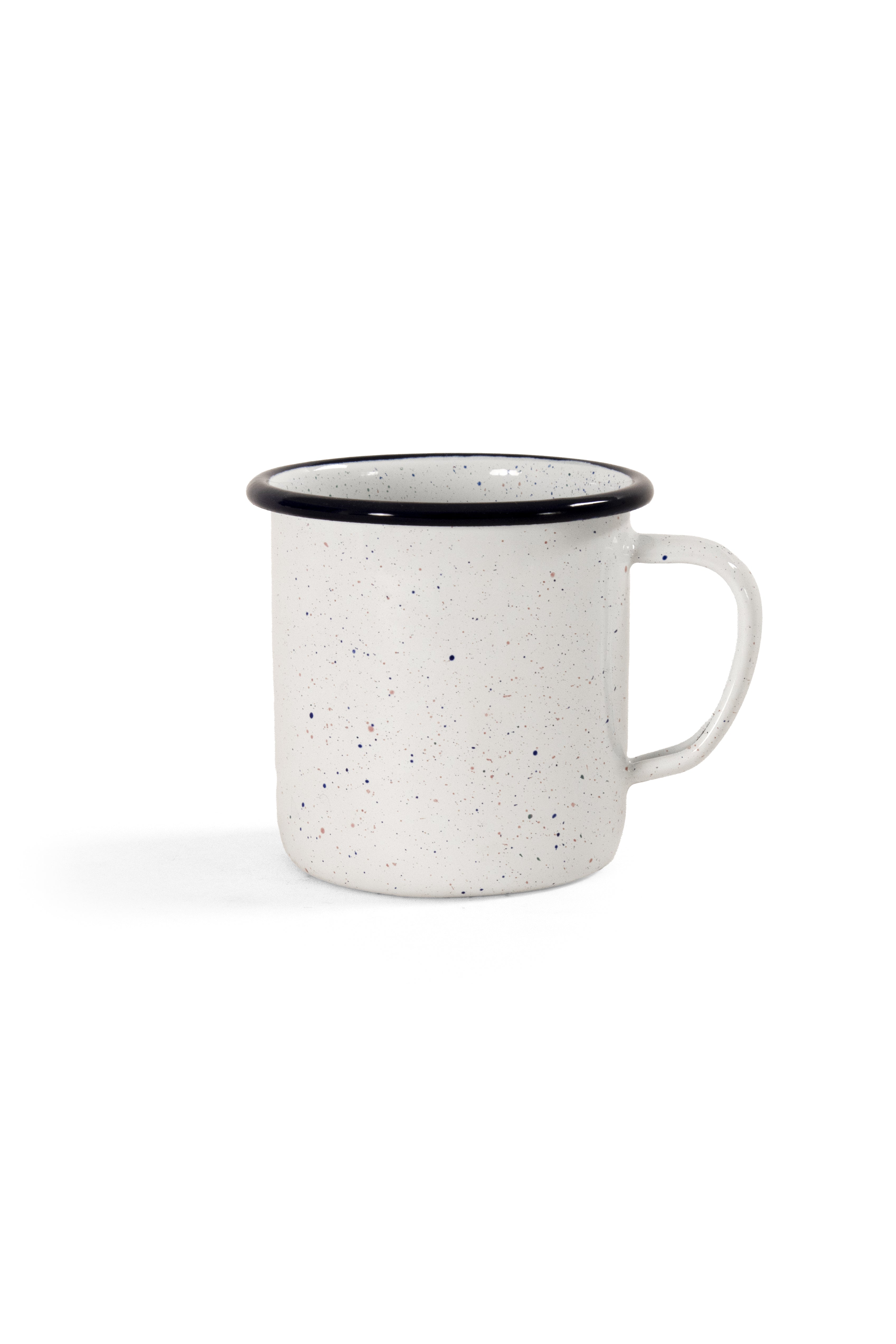 Blue Speckled Enamel Coffee Mug