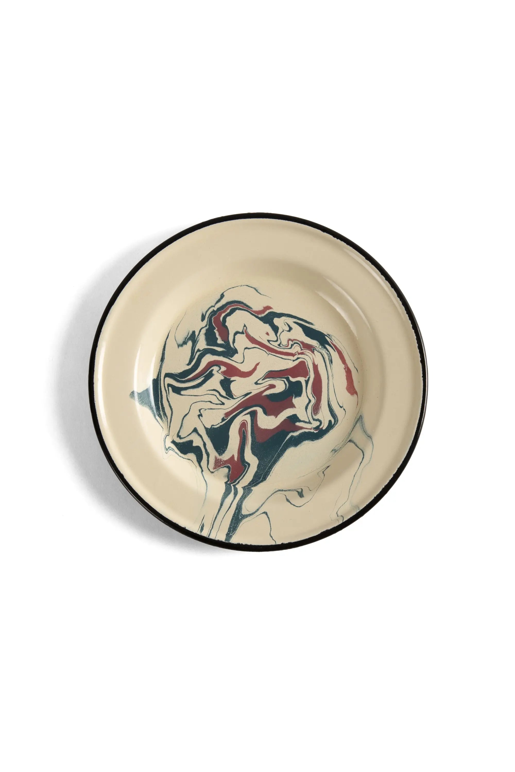 Candy Swirl Enamel Side Plate